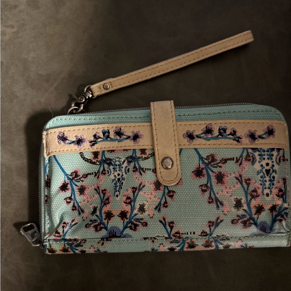 Sak Roots Floral Patterned Women's Wallet Wristlet